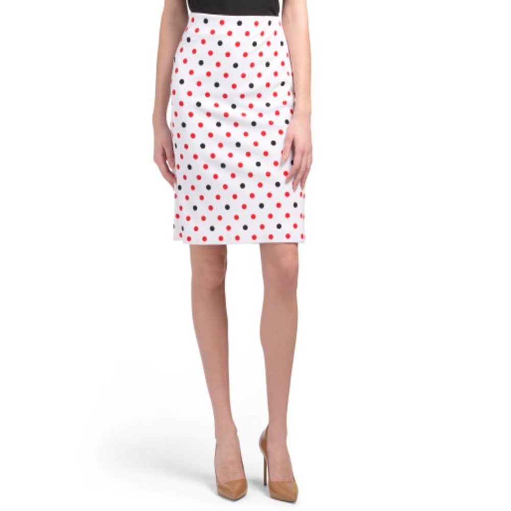NWT Nine West polka dot pencil skirt size 12